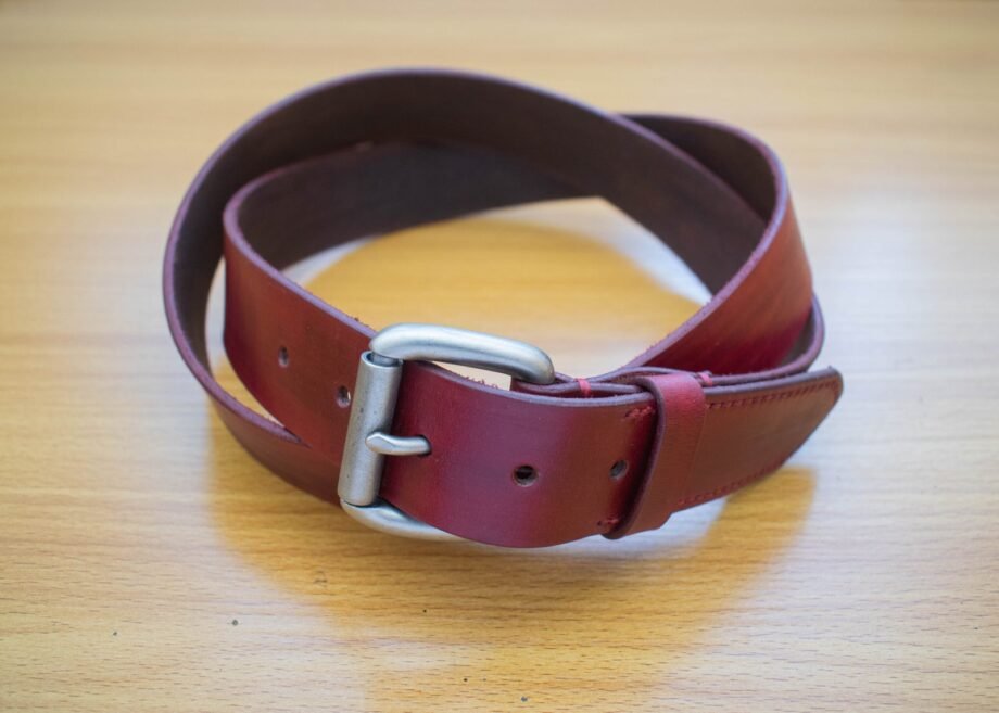 Stained Belt with Roller Buckle