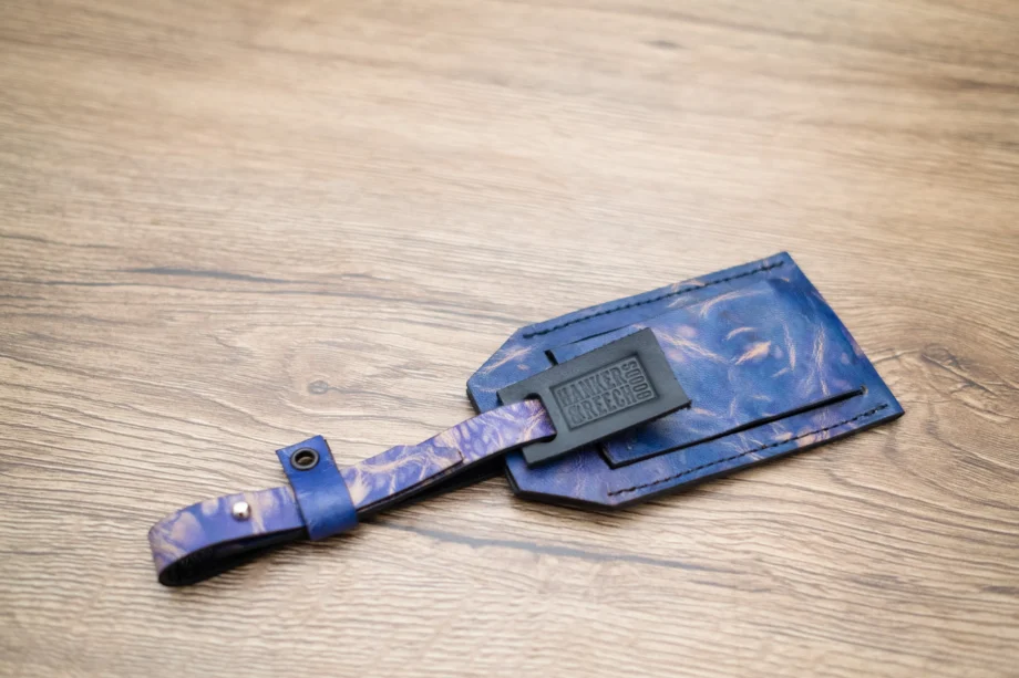 Shibori Luggage Tags