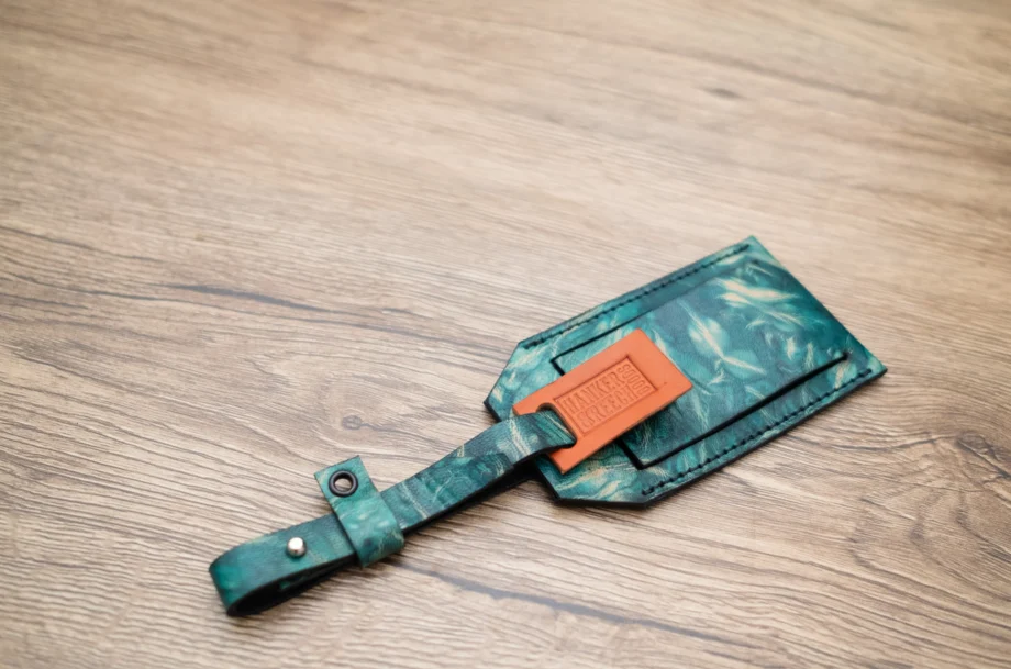 Shibori Luggage Tags