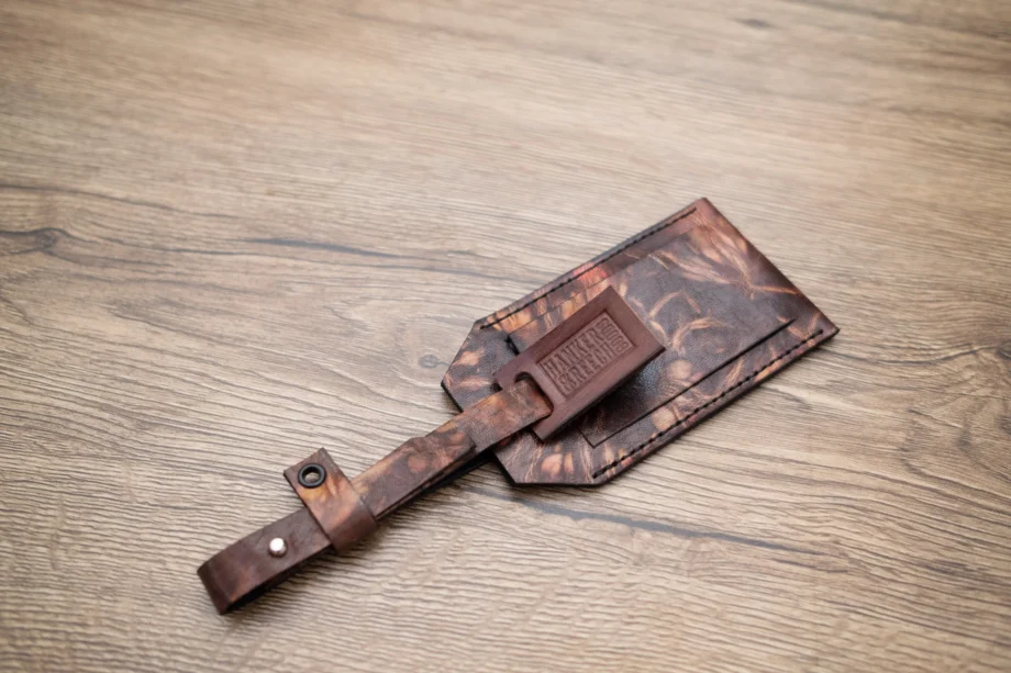 Shibori Luggage Tags