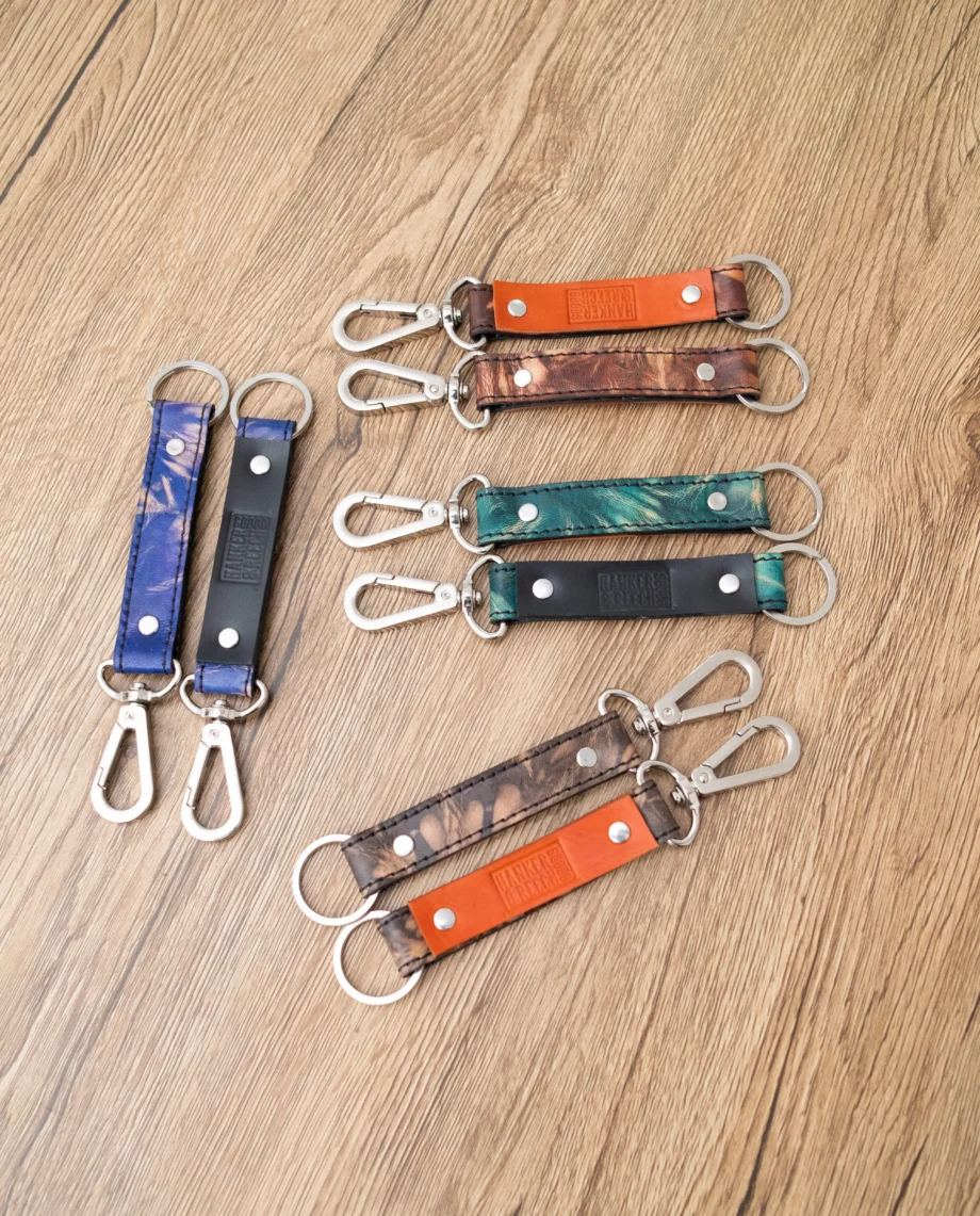Shibori Key Holders